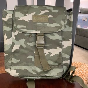 PINK camouflage mini backpack